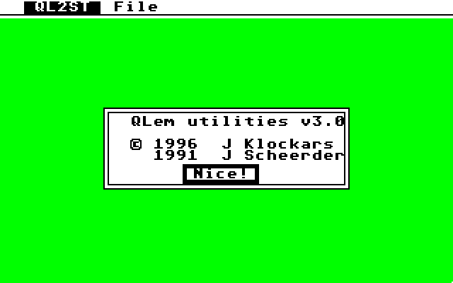 QL2ST — screenshot 1